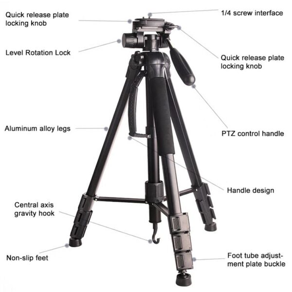 MS-02 Plastic Tripod -Monopod 2 in 1 - OGlemon